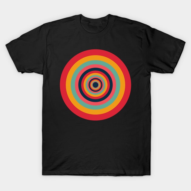 Concentric Pop Target T-Shirt by n23tees